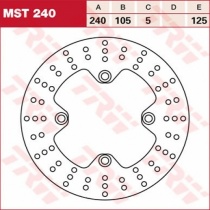 Диск тормозной TRW Lucas MST240
