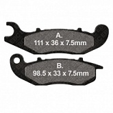 Колодки тормозные EBC FA465HH