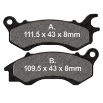 Колодки тормозные EBC SFA709