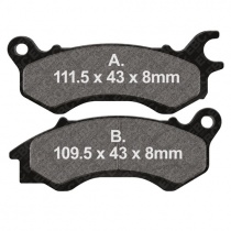 Колодки тормозные EBC SFA709HH