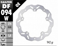 Диск тормозной Galfer DF094W