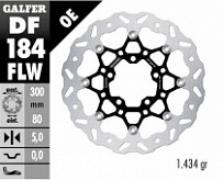 Диск тормозной Galfer DF184FLW