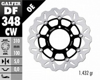 Диск тормозной Galfer DF348CW