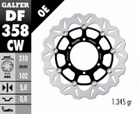 Диск тормозной Galfer DF358CW