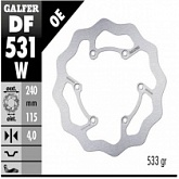 Диск тормозной Galfer DF531W