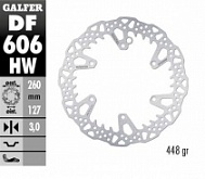 Диск тормозной Galfer DF606HW