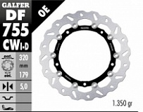 Диск тормозной Galfer DF755CWD