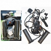Грипсы руля c подогревом Bronco AT-08318-1 ATV Black