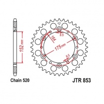 Звезда задняя JT JTA853.50 Black