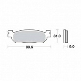 Колодки тормозные Brenta FT3022
