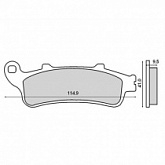 Колодки тормозные Brenta FT3023