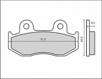 Колодки тормозные Brenta FT3034