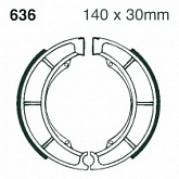 Колодки тормозные EBC 636
