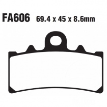 Колодки тормозные EBC EPFA606HH