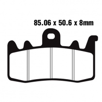 Колодки тормозные EBC EPFA630HH