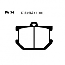 Колодки тормозные EBC FA034V