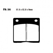 Колодки тормозные EBC FA036V