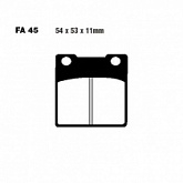 Колодки тормозные EBC FA045