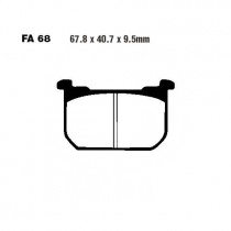 Колодки тормозные EBC FA068HH