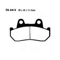 Колодки тормозные EBC FA069/3V