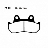 Колодки тормозные EBC FA069V
