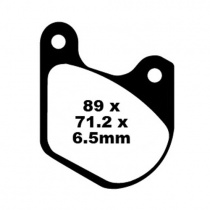 Колодки тормозные EBC FA072V