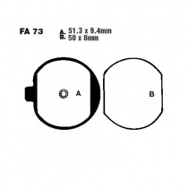 Колодки тормозные EBC FA073