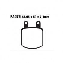 Колодки тормозные EBC FA076