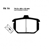 Колодки тормозные EBC FA078