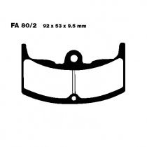 Колодки тормозные EBC FA080/2