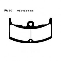 Колодки тормозные EBC FA080