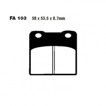Колодки тормозные EBC FA103V
