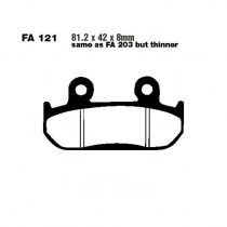 Колодки тормозные EBC FA121HH