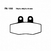 Колодки тормозные EBC FA132