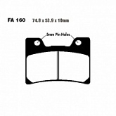 Колодки тормозные EBC FA160HH