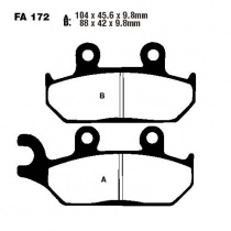 Колодки тормозные EBC FA172
