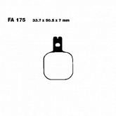 Колодки тормозные EBC FA175HH