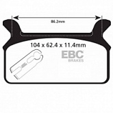 Колодки тормозные EBC FA201V