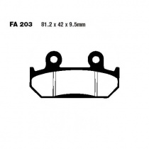 Колодки тормозные EBC FA203
