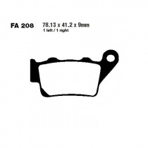 Колодки тормозные EBC FA208R