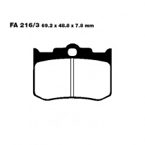 Колодки тормозные EBC FA216/3HH