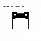 Колодки тормозные EBC FA222