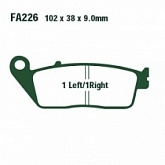 Колодки тормозные EBC FA226