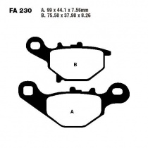 Колодки тормозные EBC FA230TT