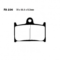 Колодки тормозные EBC FA236HH
