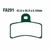 Колодки тормозные EBC FA291