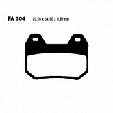 Колодки тормозные EBC FA304