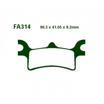 Колодки тормозные EBC FA314R