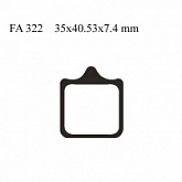 Колодки тормозные EBC FA322HH