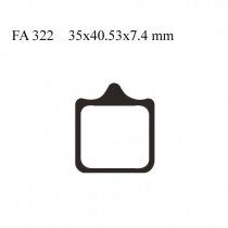 Колодки тормозные EBC FA322HH